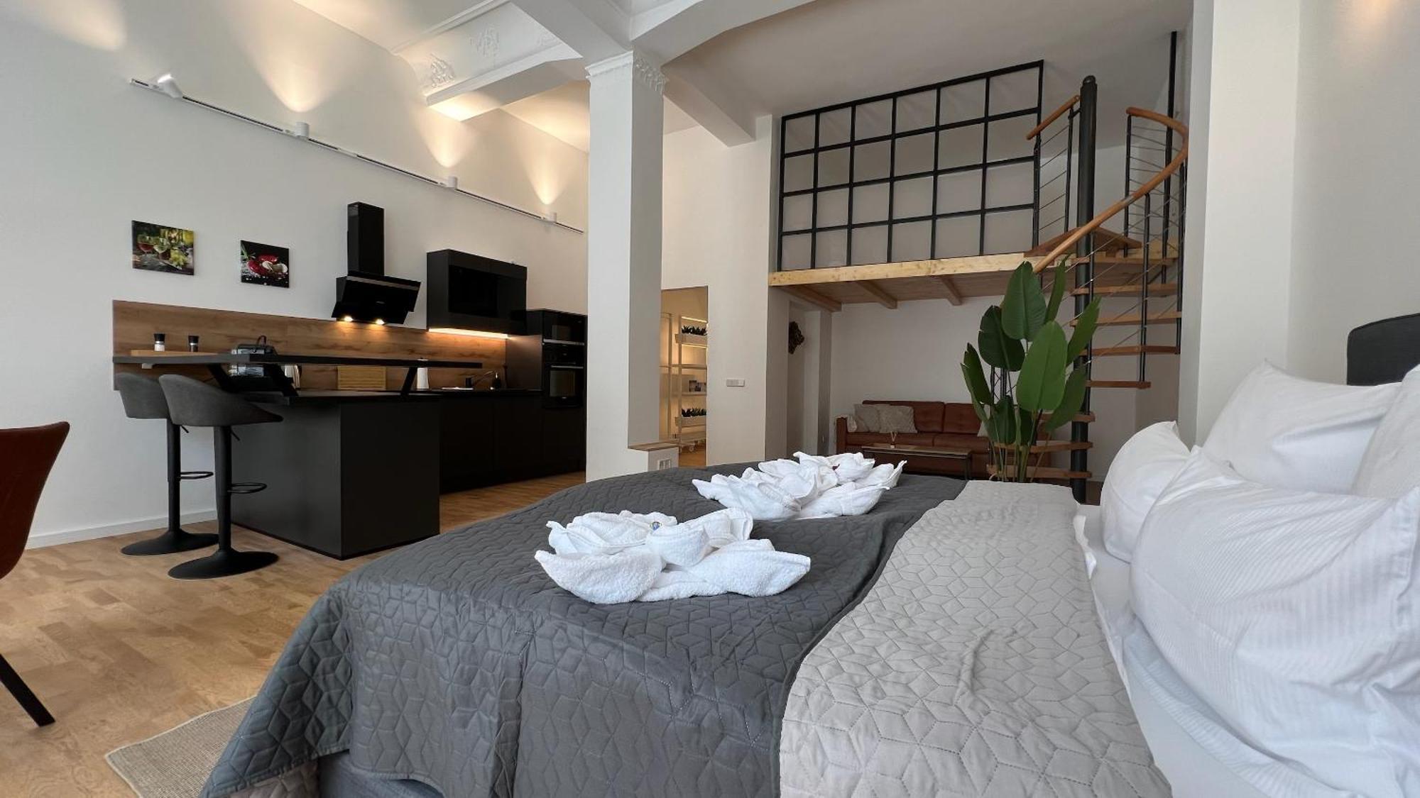 Neu! City-Loft-Apartment Im Goethe Palais I 5P I Lift I Parkplatz I Zentrum I Helios Aue  Exterior photo